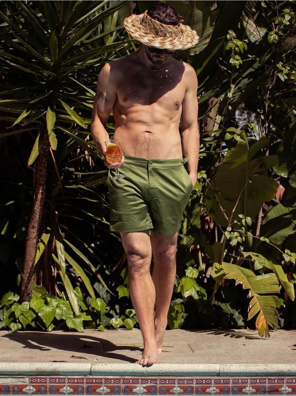 Dandy Del Mar Mallorca Swim Walk Shorts Hybrid Green Berdea Hoochie Daddy Sexy